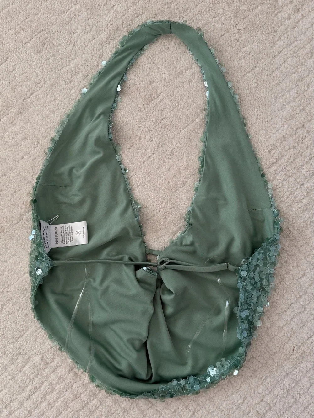 Peppermayo Rio Dreams Cowl Neck Halter Top